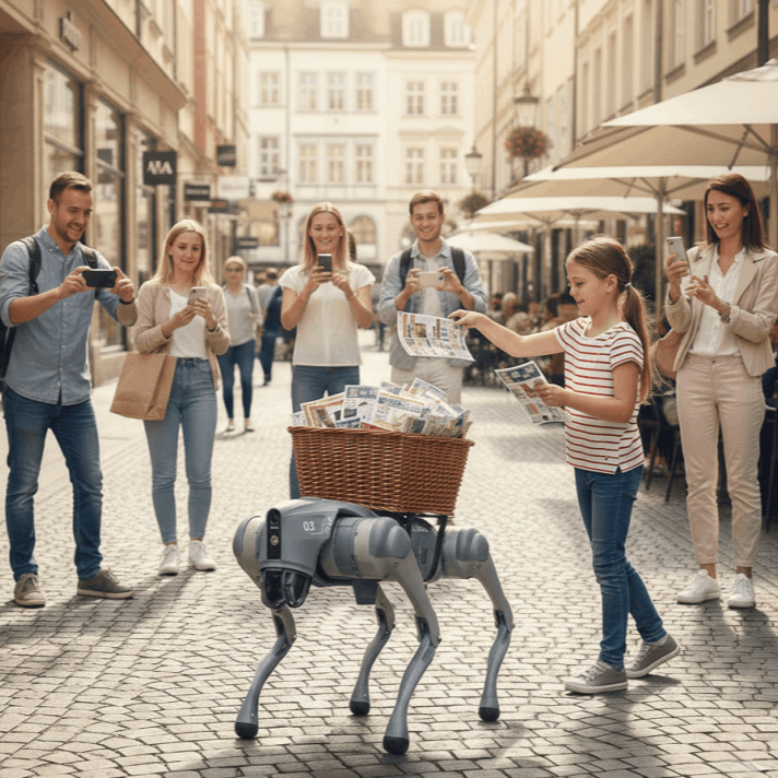 robot voor beurs